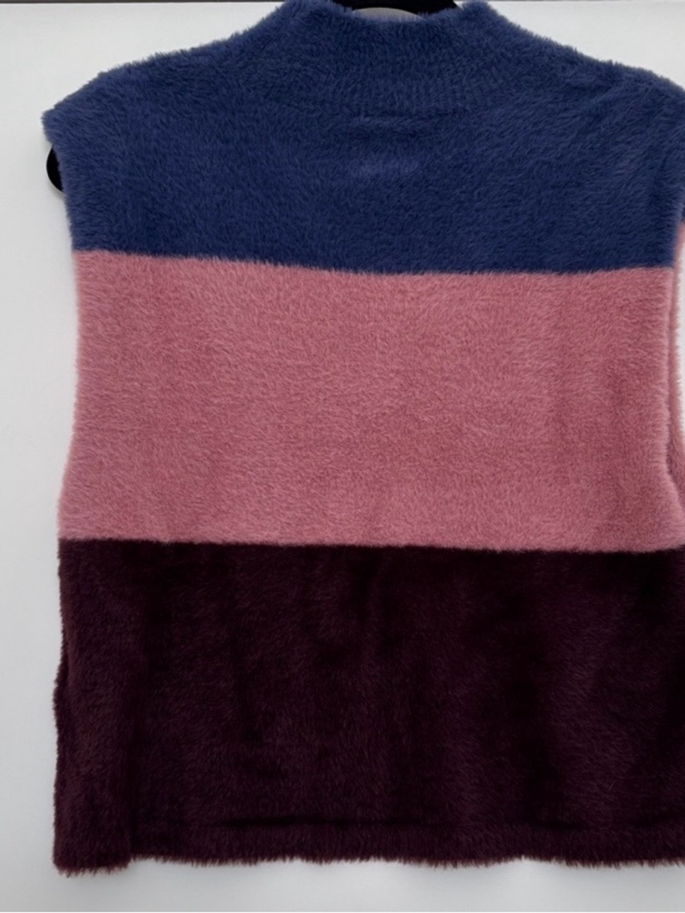 Anthropologie Maeve Colorblock Eyelash Sweater Vest - Picture 6 of 8